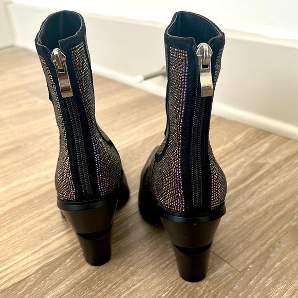 Azalea Wang Iridescent Rhinestone Cowboy Boots - Picture 2 of 6